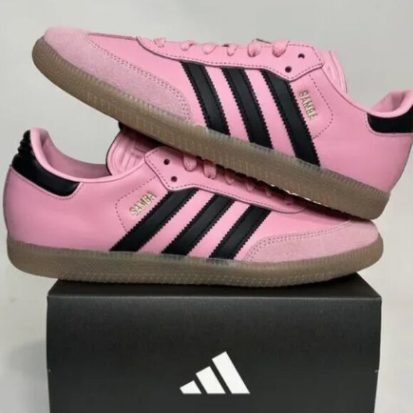 adidas Samba Inter Miami CF Messi Pink Mens 8.5/Womens 9.5 - Picture 1 of 4